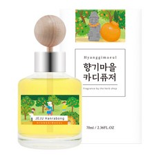 향기마을 차량용 디퓨저 70ml, 제주한라봉, 1개