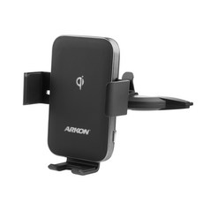 ARKON N오토 FOD 차량용 CD슬롯 무선충전 핸드폰 거치대, 혼합색상, AWC3CD