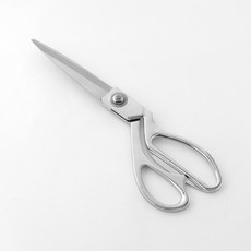 스텐 원단 재단가위 24cm, 실버, 1개