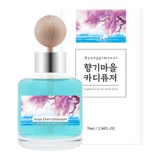 향기마을 차량용 디퓨저 70ml, 아쿠아체리블라썸, 1개