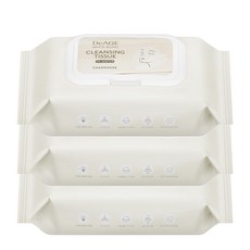 디에이지 화이트에이징 클렌징 티슈 인 워터, 70개입, 3개