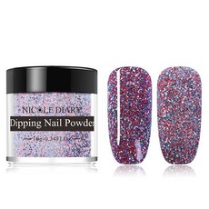 글리터 반짝이 네일 디핑 파우더, ND-H16, 1개
