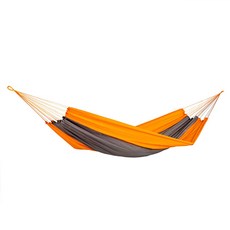 아마조나스 SILK TRAVELLER TECHNO 해먹 + 로프, 오렌지, 1개