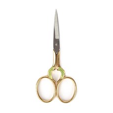 브랜드얀 감성 그린파파 가위 10.5cm, 골드, 1개