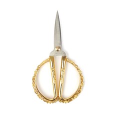 브랜드얀 감성 D컷 가위 17cm, 골드, 1개