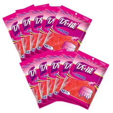 PE桌布 紅色 140*140cm, 10個, 10片