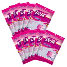 廚房塑膠桌布 白色 200*200cm, 10個, 10片