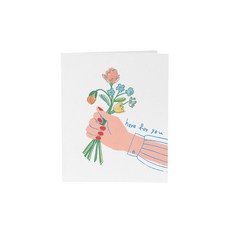 Here for you 卡片 9 x 11 cm, 隨機出貨, 10個