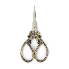 브랜드얀 감성 쁘띠크 가위 11cm, 엔틱, 1개