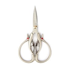 브랜드얀 감성 레드큐빅 가위 14cm, 스모그, 1개