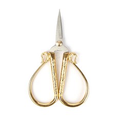 브랜드얀 감성 db 가위 12cm, 골드, 1개