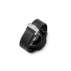 DC NET WORK Galaxy Frontier/Gear S3/Watch3 22mm矽膠錶帶組 45/46mm可互換, 銀, 1套