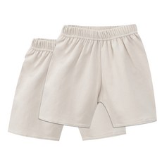 play mall 兒童摩登毛圈布短褲 2件組