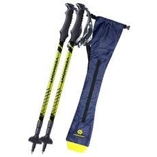 VERMONT Summit 3段式伸縮登山杖 2入+收納袋 藍色, 酸橙