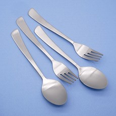 孩童湯匙叉子組, 單色, 2組