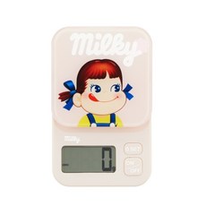 dretec Peko-chan 廚房電子秤, 粉紅色, KS-620, 1個, 1kg