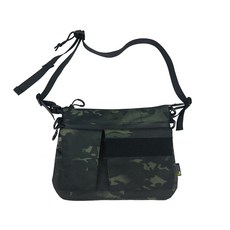 FIKER TACTICAL VOLK 單肩包, 多地形迷彩黑色