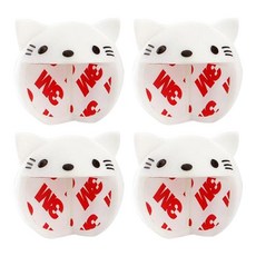 動物造型防撞角, 2組, 白貓款