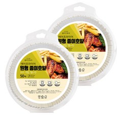 Wonistory 氣炸鍋專用烘焙紙 20.5 x 4.5 cm 50入, 2個