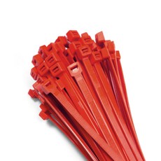 穩固束線帶 紅色 300mm, 500個