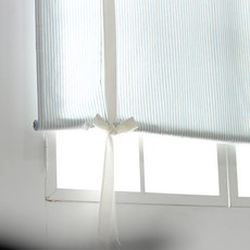 벨라이프 프롬블루라인 롤업 소창 커튼