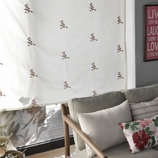 벨라이프 보떼플레어 자수 소창 커튼