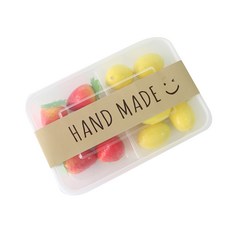 N PP 雙格耐熱容器 + 手工牛皮紙腰帶套組, 50套