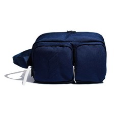 adidas 愛迪達 素色斜背包 FM4194, 深藍色