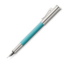 GRAF VON FABER-CASTELL Guilloche 鋼筆 145201, F, 土耳其藍