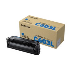 SAMSUNG 三星 彩色雷射列印碳粉匣 CLT-C603L 10000頁輸出, 藍色(青色), 1個