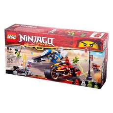 LEGO 樂高 旋風忍者系列赤地的刀鋒轉輪車和冰忍的雪地摩托車 70667, 混色