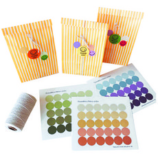 DONNA&DECO 貼紙+紙袋+彩繩 禮包組, 混色, 1組