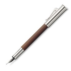 GRAF VON FABER-CASTELL Guilloche 鋼筆 146522, EF, 干邑棕