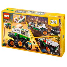 LEGO 樂高 創意百變3合1系列怪獸漢堡卡車 31104, 混色