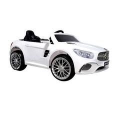 몬스터토이즈 유아전동차 BENZ SL400 + 가죽시트 + 발판, 화이트, 1개