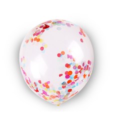 五彩波點圓形氣球, 彩虹, 100個