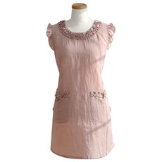 Han's Vill 蕾絲圍裙 L, 煙燻粉, 1個