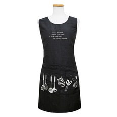 Han's Vill 料理圍裙, 黑色, 1個