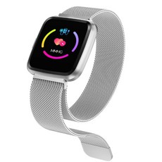 IAMPANDA Apple Watch 3/4/5 網眼金屬錶帶 兼容38/40mm, 銀, 38mm/40mm