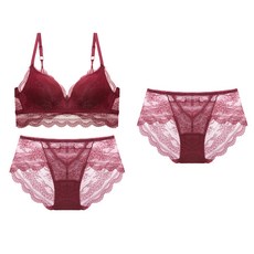 性感蕾絲內衣+內褲 2入