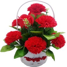 Jina Rose 謝謝康乃馨香皂花籃, 隨機出貨, 1個