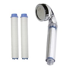 過濾蓮蓬頭 BT-880+替換濾芯 3入, 1組