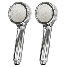 IRONFITTING 節水蓮蓬頭, 2個, 銀色