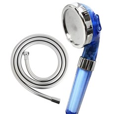 IRONFITTING 클린업 3段蓮蓬頭 IR-1005 + 軟管 2m, 1個, 藍色