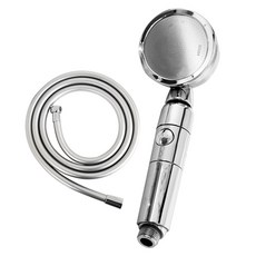 IRONFITTING 多開/關淋浴頭+軟管2m, 1套, 銀色