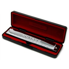 Mihwa 美華 八度音福音口琴 專業級 24孔 C調, 單一商品, 銀色, 1個