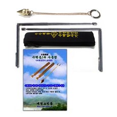 尋龍尺 2入 + 尋龍墜 + 收納盒組合, 銀色, 1套