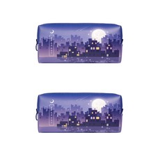 ibis 今日多功能收納袋 鉛筆盒, 深海軍藍, 2個