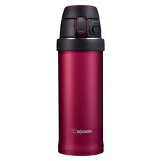 조지루시 플립앤고 보온보냉 원터치 텀블러 SM-QAF48, 레드(RK), 480ml, 1개