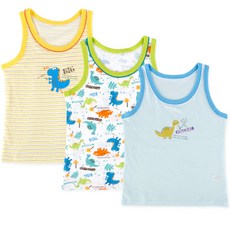 MRKIDS 男孩童恐龍背心組 3入